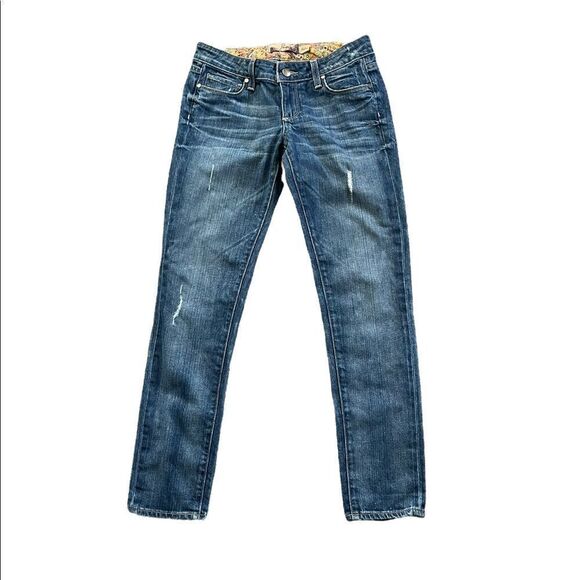 PAIGE Skyline Distressed Jeans Size 25 - Picture 1 of 9